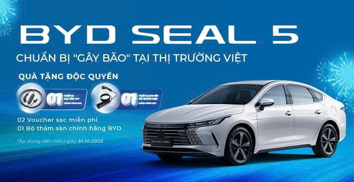 BYD SEAL 5 chuẩn bị “gây bão” tại thị trường Việt 